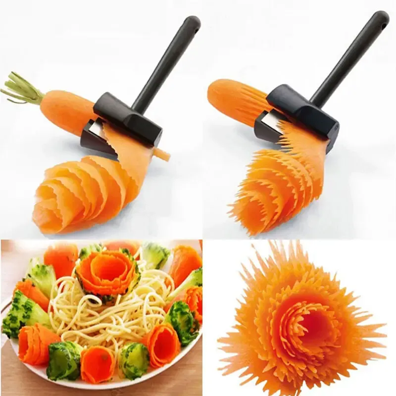 Coupe-légumes en spirale portable pour fruits et légumes 3