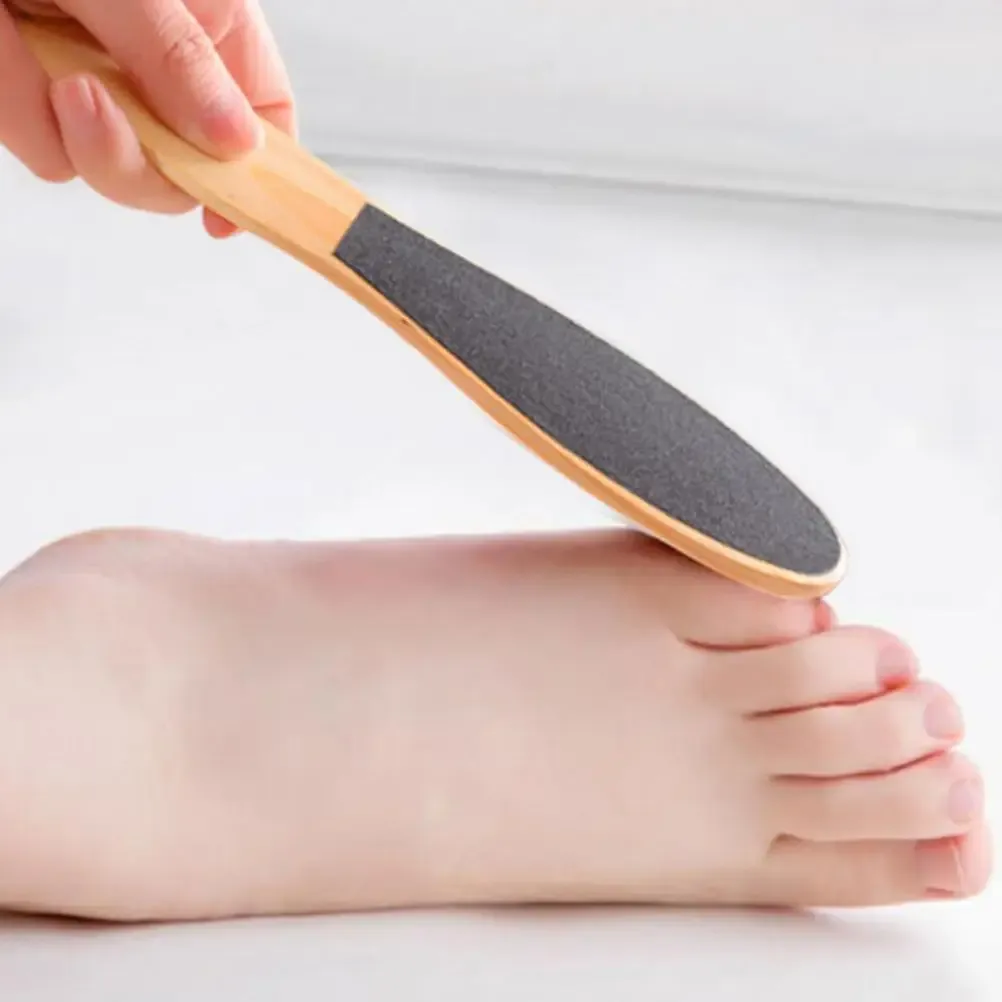 Lime professionnelle double face pour pieds en bois, râpe à callosités pour pédicure, éliminant la peau dure et épaisse 11