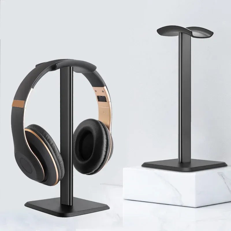 Gros plan sur les détails du support pour casque
