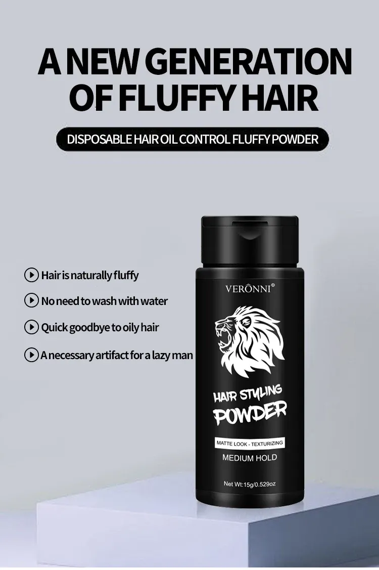 Poudre volumisante pour cheveux, vue d'ensemble du produit