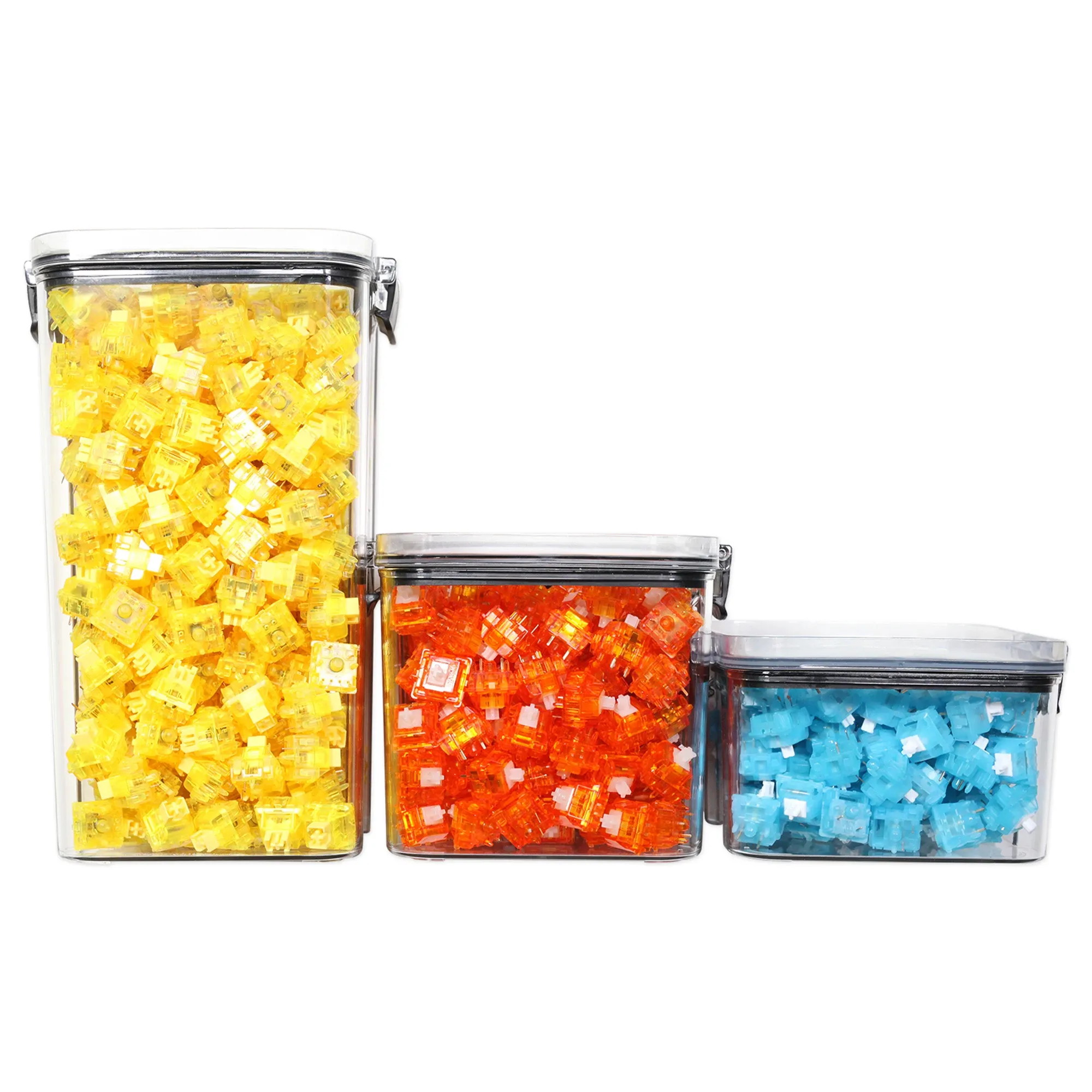 Boîte de rangement pour interrupteurs de clavier mécanique Cantainer – Compatible Cherry TTC, Gateron, Kailh, Everglide EG et Outemu 1