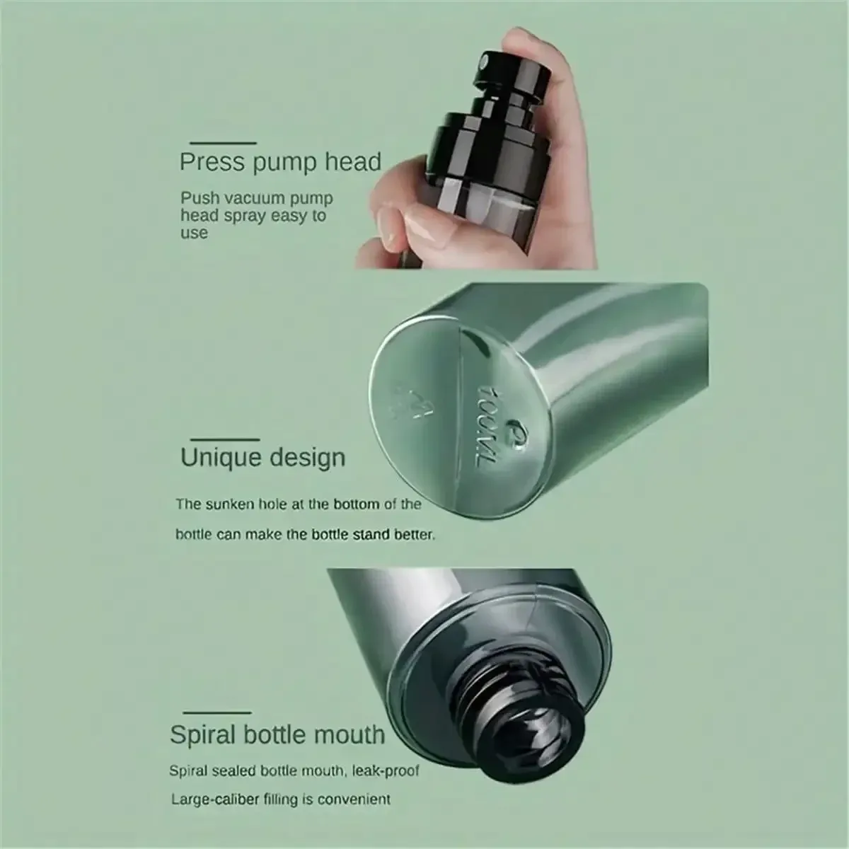 Flacon vaporisateur portable à brume ultra-fine pour voyage, facile à nettoyer, 1 pièce 3