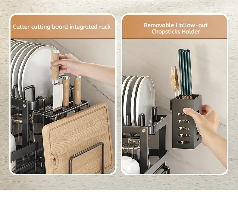 Porte-baguettes creux amovible