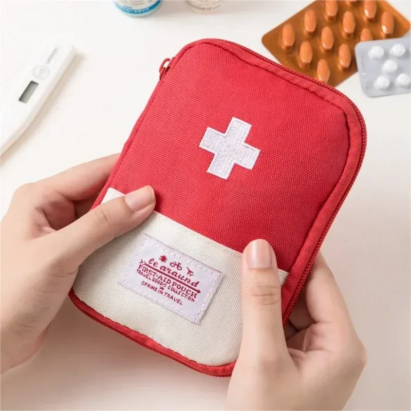 Trousse de premiers secours portable pour médicaments d'urgence, idéale pour le camping et les voyages - Image 1