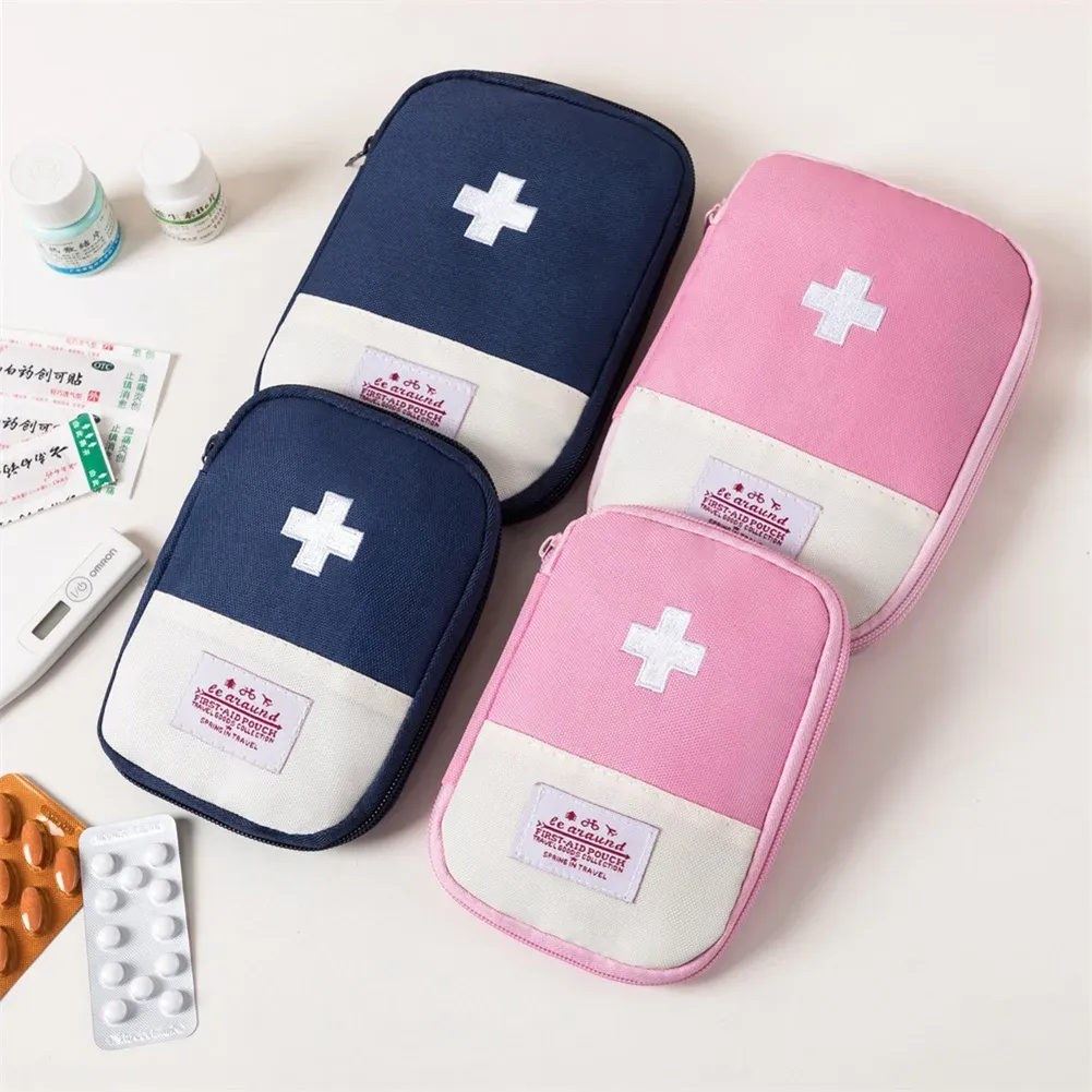 Trousse de premiers secours portable pour médicaments d'urgence, idéale pour le camping et les voyages 3