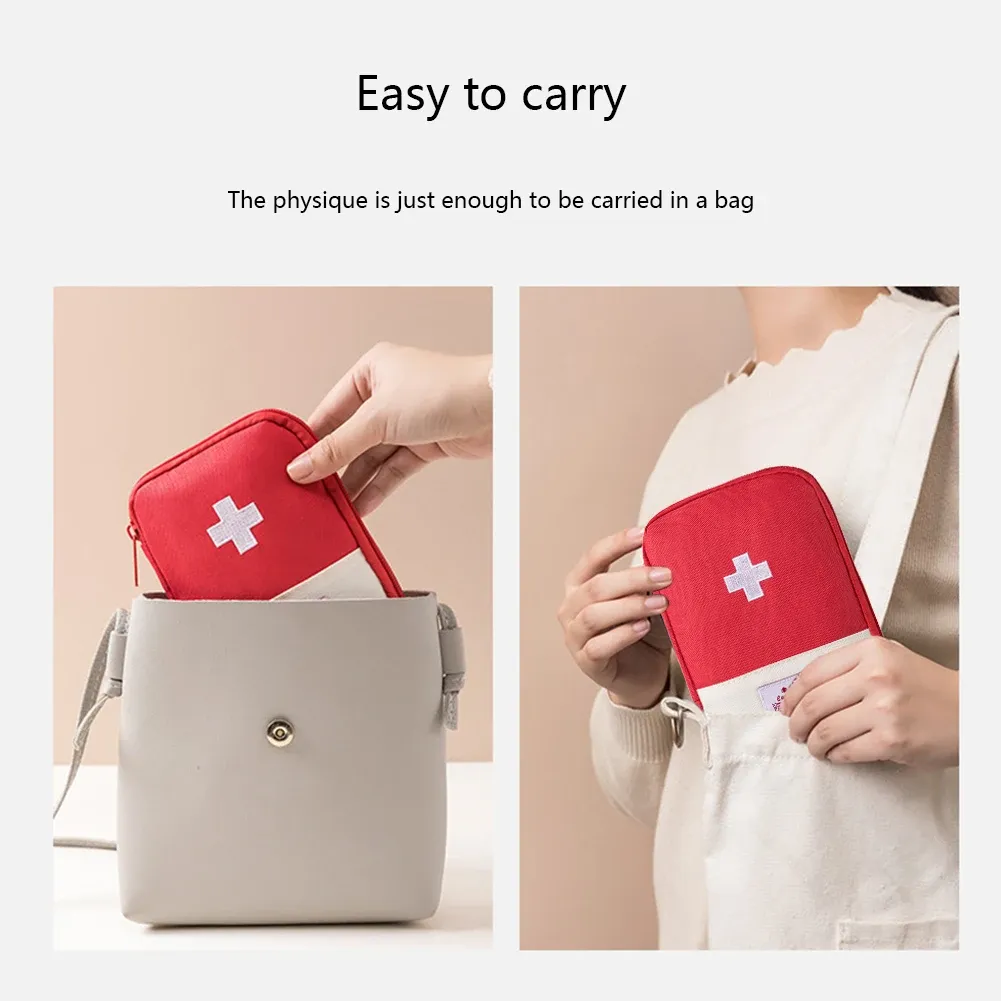 Trousse de premiers secours portable pour médicaments d'urgence, idéale pour le camping et les voyages 5