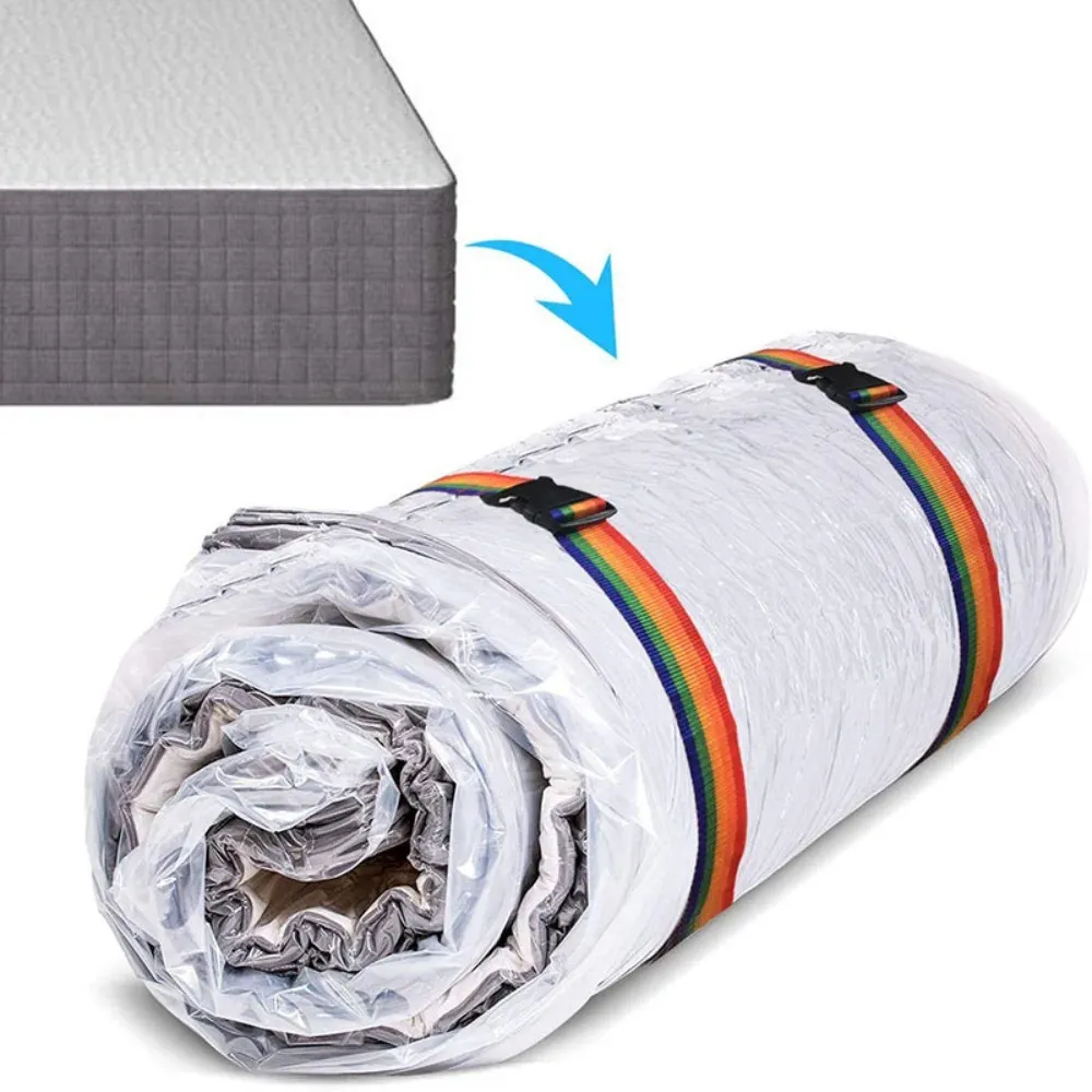 Vue détaillée du sac de rangement pour matelas