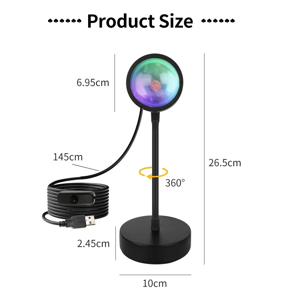 Effet de projection en lumière chaude