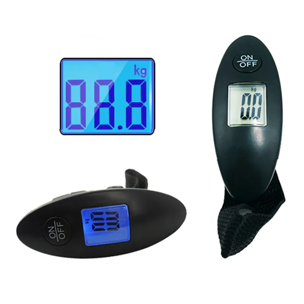 Balance à bagages numérique LCD 40 kg / 100 g, portable, à crochet pour valise et sac de voyage 4