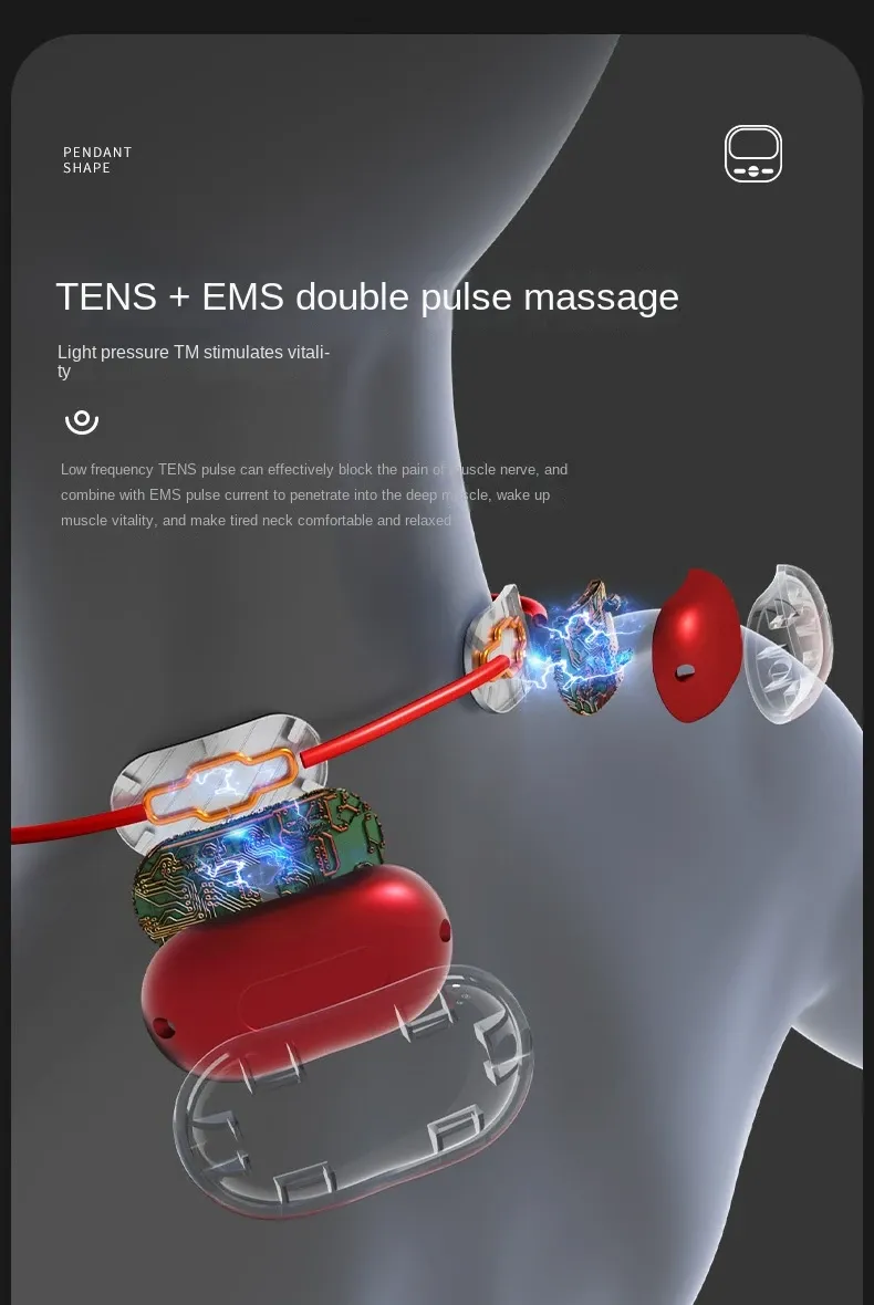 Masseur cervical en situation d'utilisation