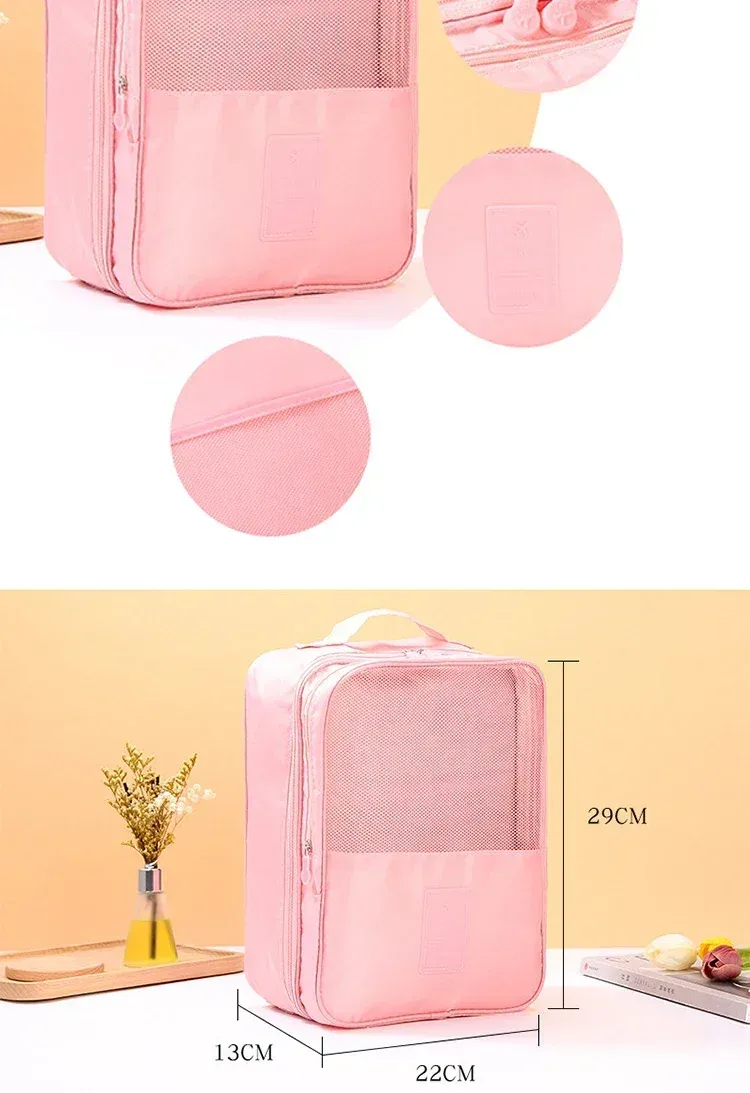 Sac à chaussures de voyage en situation