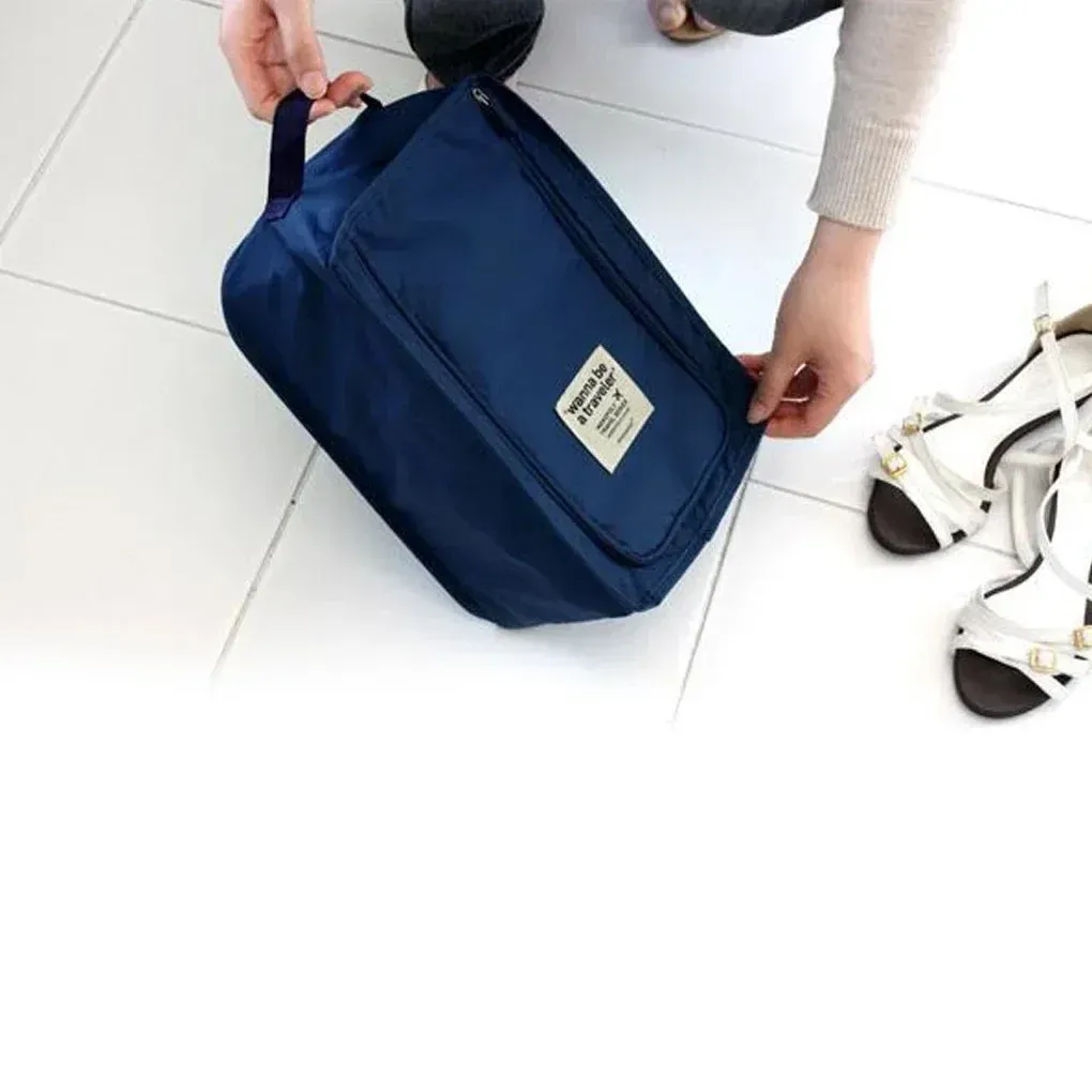 Sac à chaussures de voyage portable, vue de détail