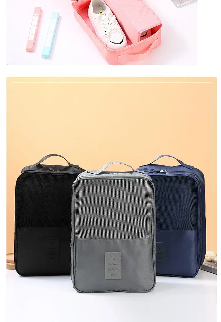 Sac à chaussures de voyage, ambiance voyage
