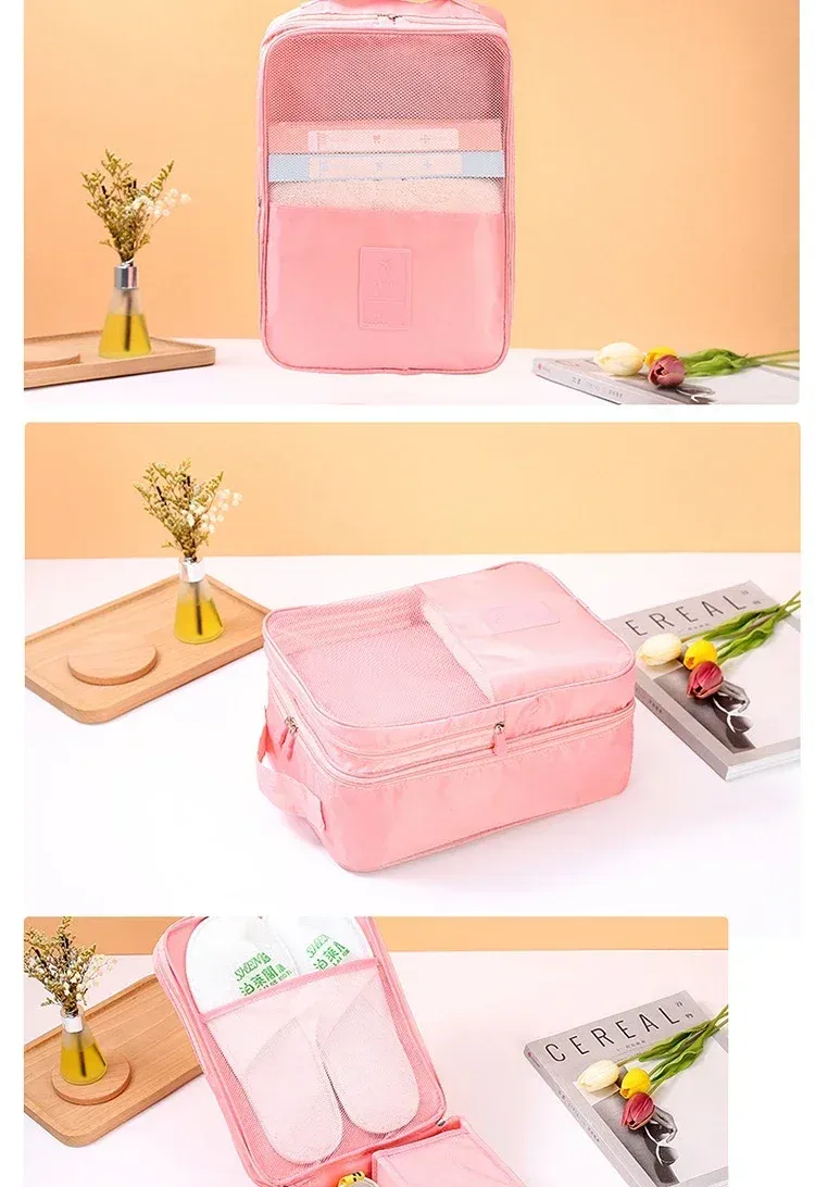 Sac à chaussures de voyage, mise en valeur