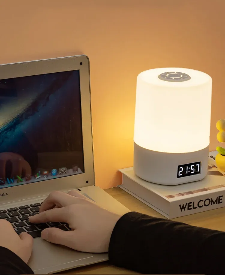 Lampe de nuit LED en situation d'utilisation