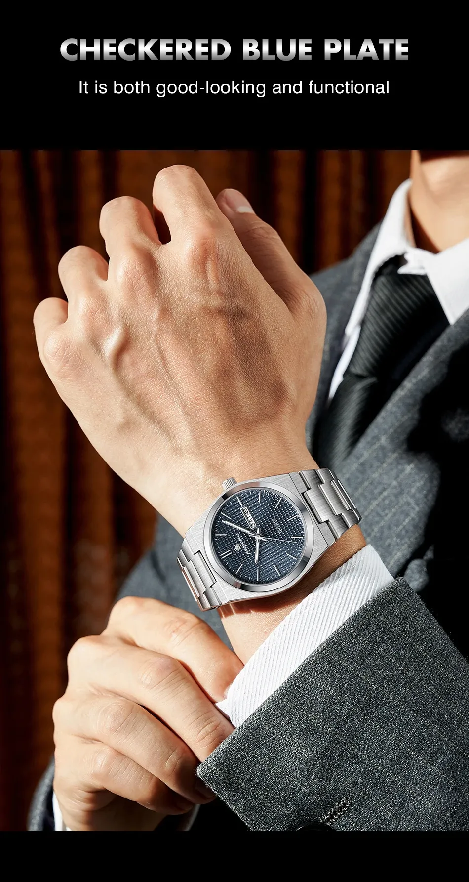 Montre de luxe homme finitions