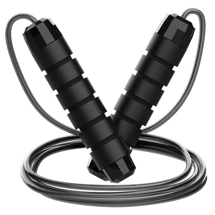 Corde à sauter en fil d'acier réglable, sans enchevêtrement 10