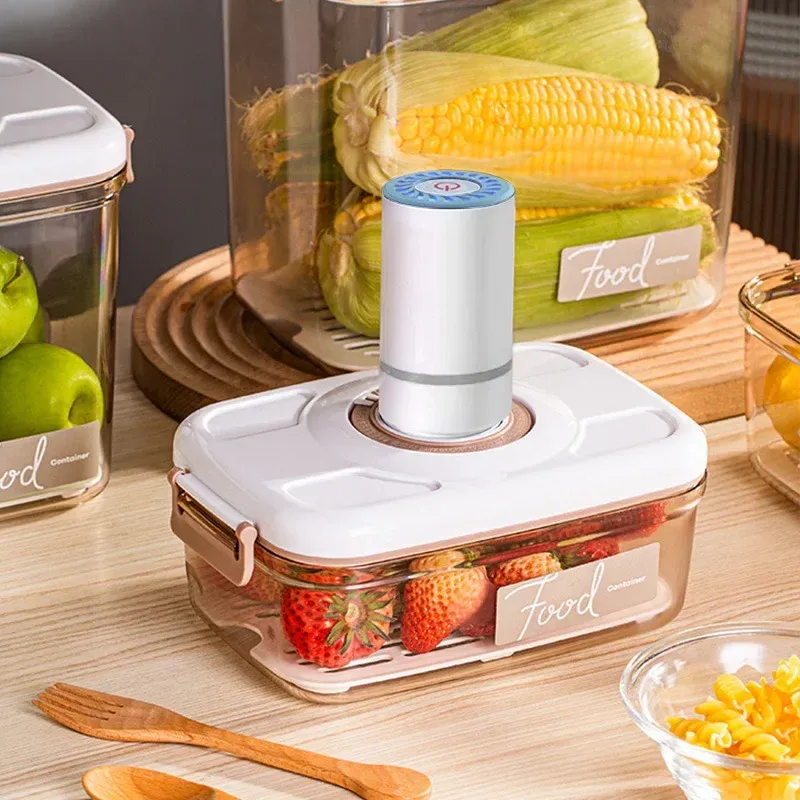 Boîte de conservation sous vide scellée pour céréales, avec récipient égouttant pour réfrigérateur 3