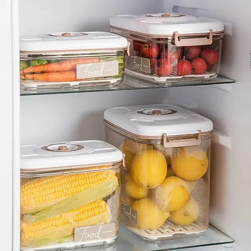 Boîte de conservation sous vide scellée pour céréales, avec récipient égouttant pour réfrigérateur 5