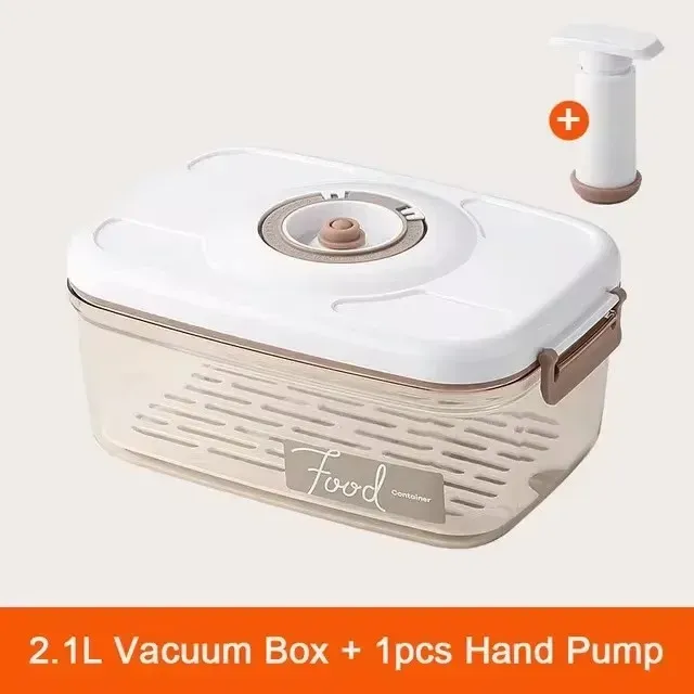 Boîte de conservation sous vide scellée pour céréales, avec récipient égouttant pour réfrigérateur 14