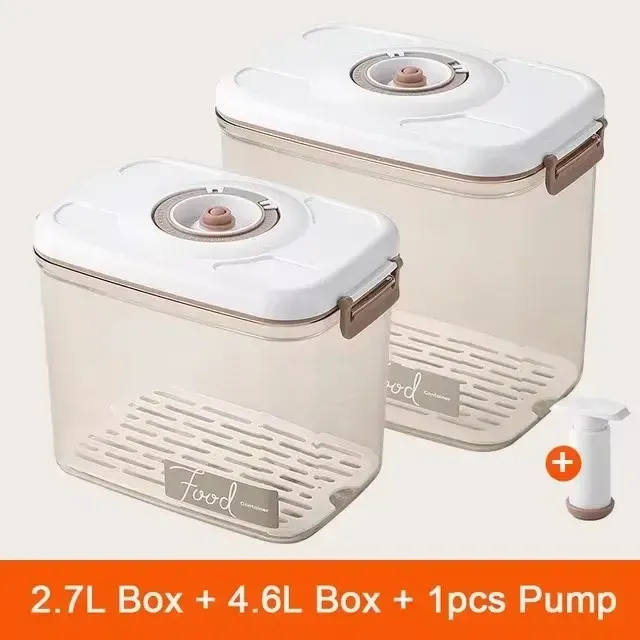 Boîte de conservation sous vide scellée pour céréales, avec récipient égouttant pour réfrigérateur 10