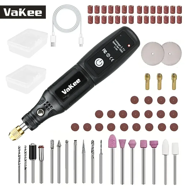 Mini perceuse électrique USB sans fil rechargeable, stylo de gravure, outil rotatif, perceuse à main, mini polisseuse 12