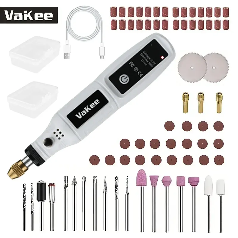 Mini perceuse électrique USB sans fil rechargeable, stylo de gravure, outil rotatif, perceuse à main, mini polisseuse 17