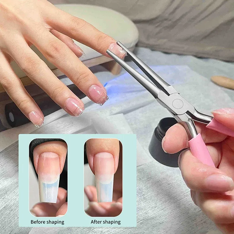 Pince à ongles en utilisation