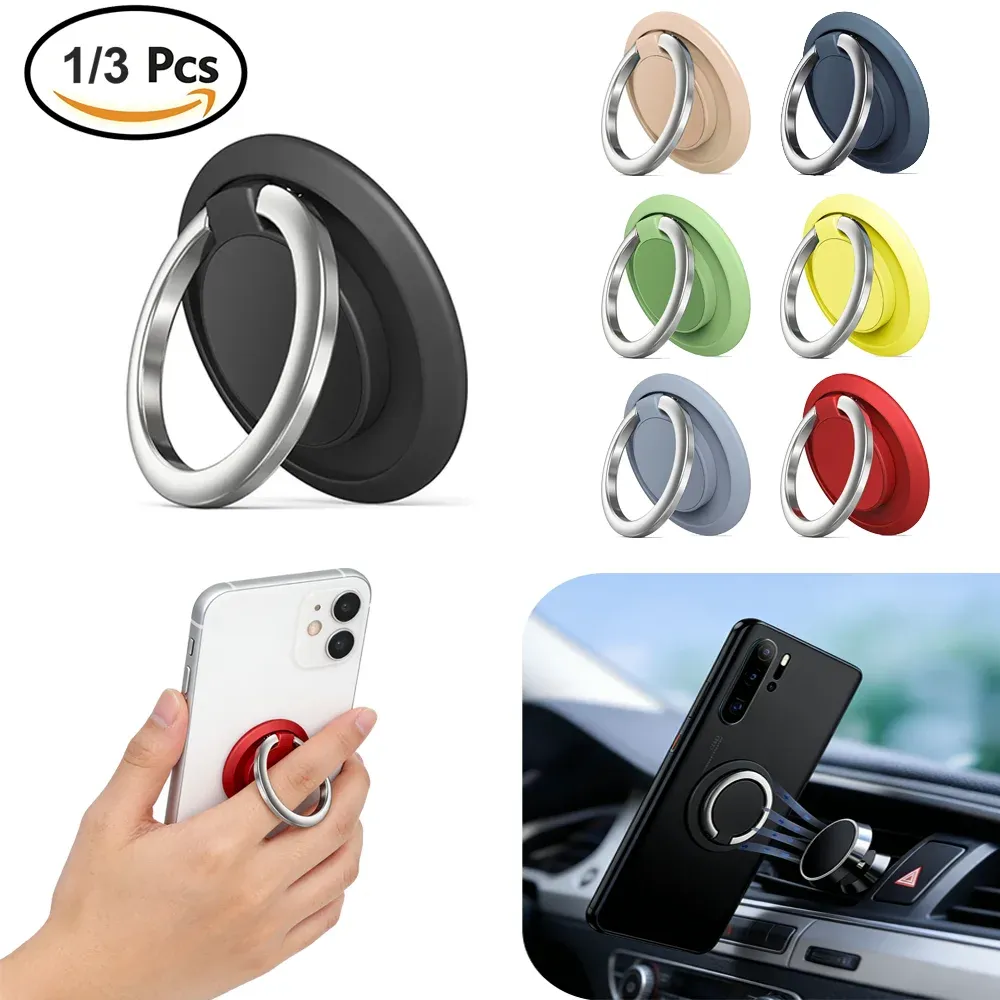 Support de téléphone magnétique universel pour voiture, rotation à 360°, lot de 1 à 3 pièces