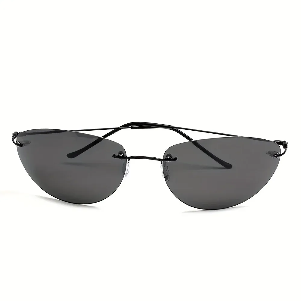 Lunettes de soleil polarisées ultralégères sans monture pour hommes, design de conduite, Cool Matrix Smith Style, mise à niveau 4