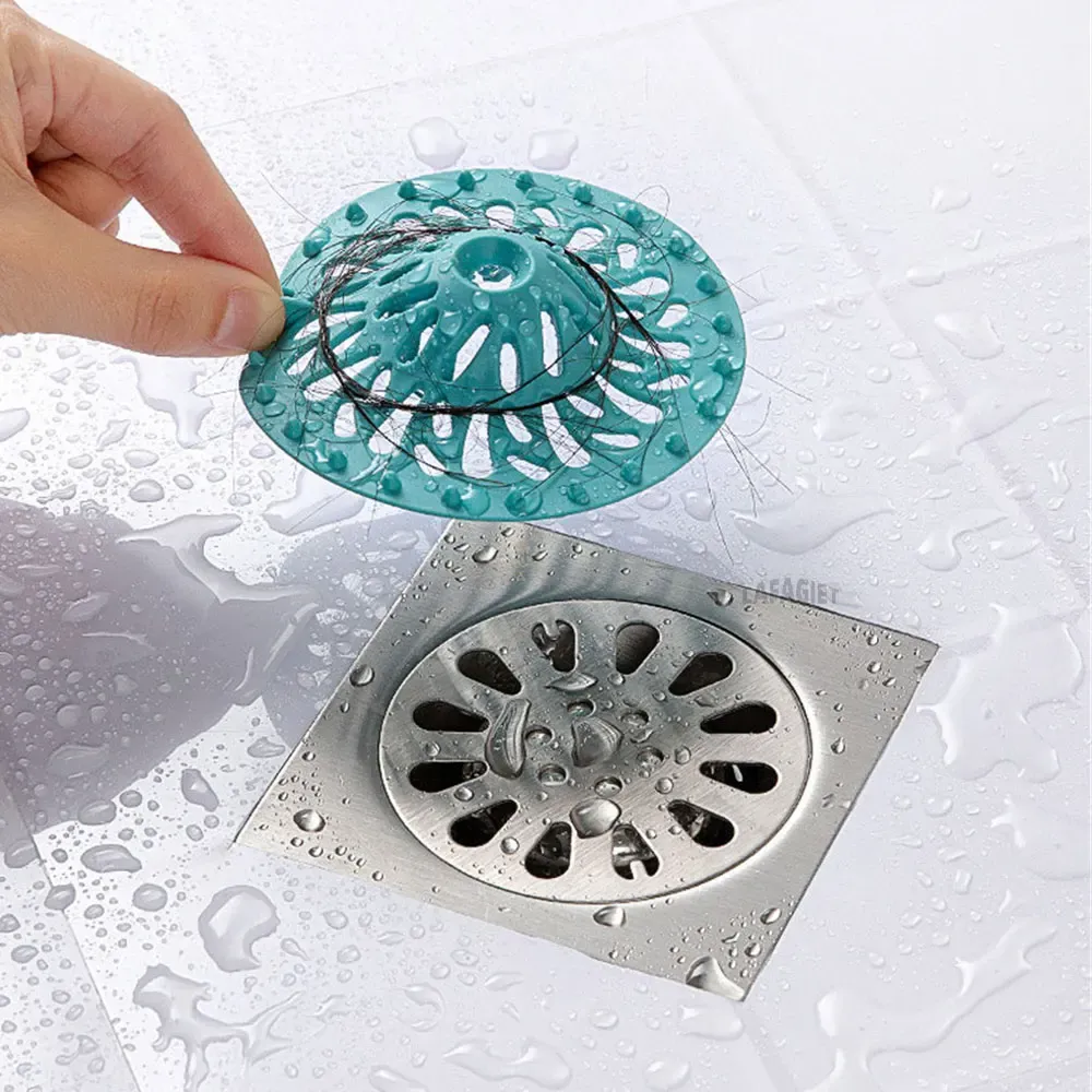 Crépine anti-cheveux pour receveur de douche, baignoire et évier 4