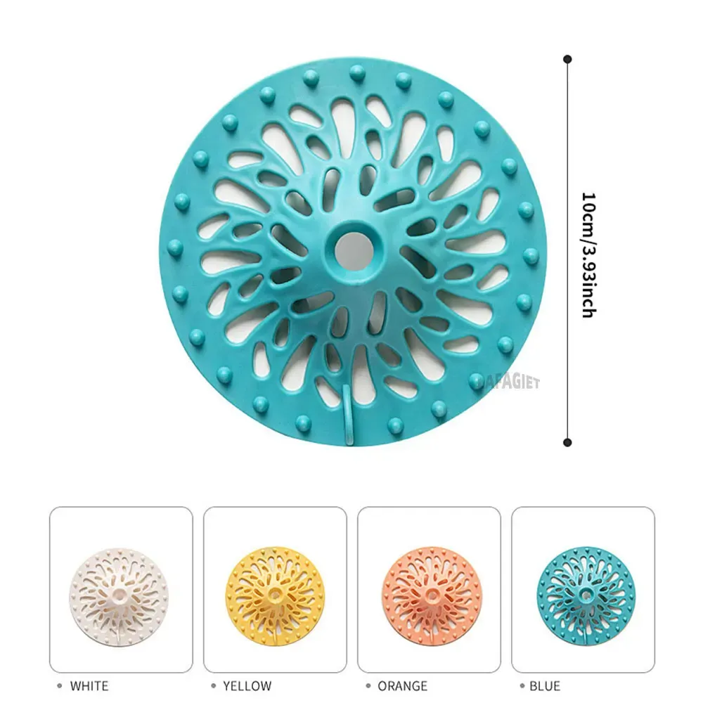Crépine anti-cheveux pour receveur de douche, baignoire et évier 6