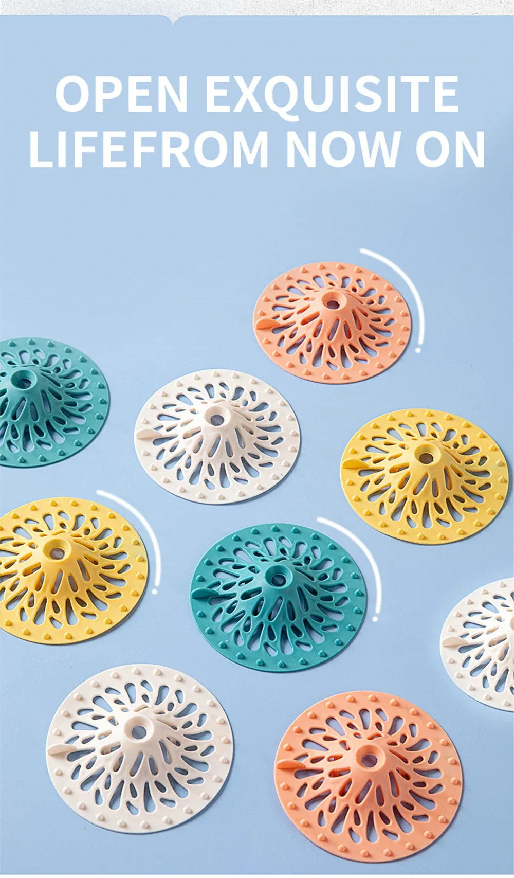 Détail du filtre de douche