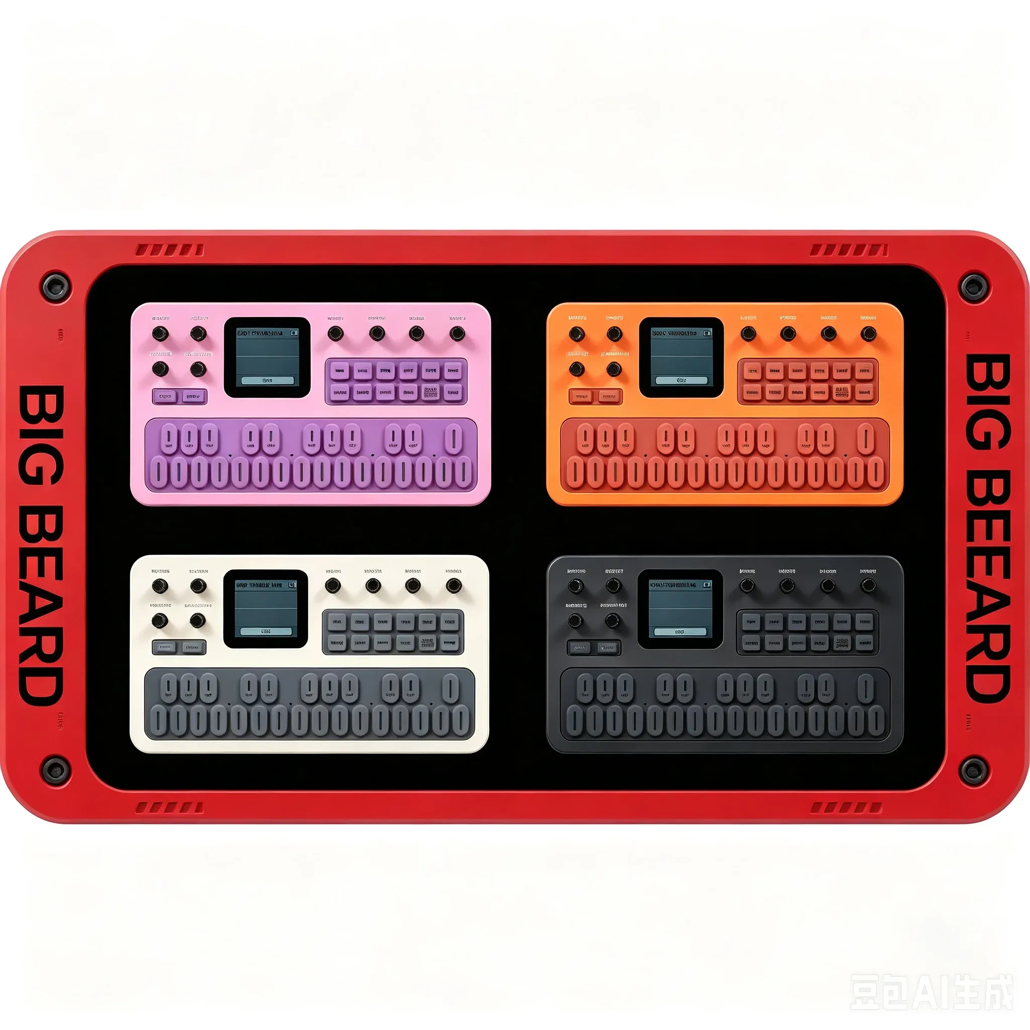 Synthétiseur FM portable M-Vave FM-1 à 6 opérateurs, 32 algorithmes, 128 préréglages, haut-parleur intégré, Bluetooth, MIDI, autonomie de batterie de 12 h