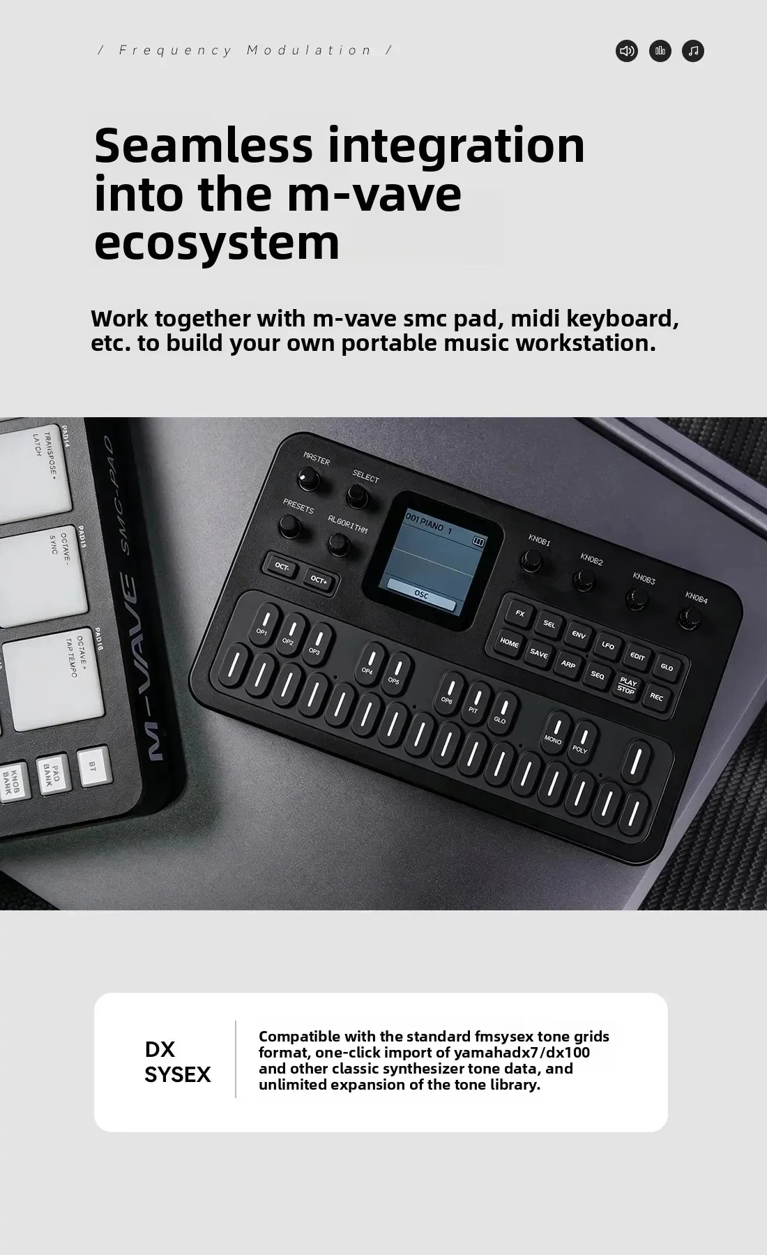 Utilisation du synthétiseur FM-1 au quotidien