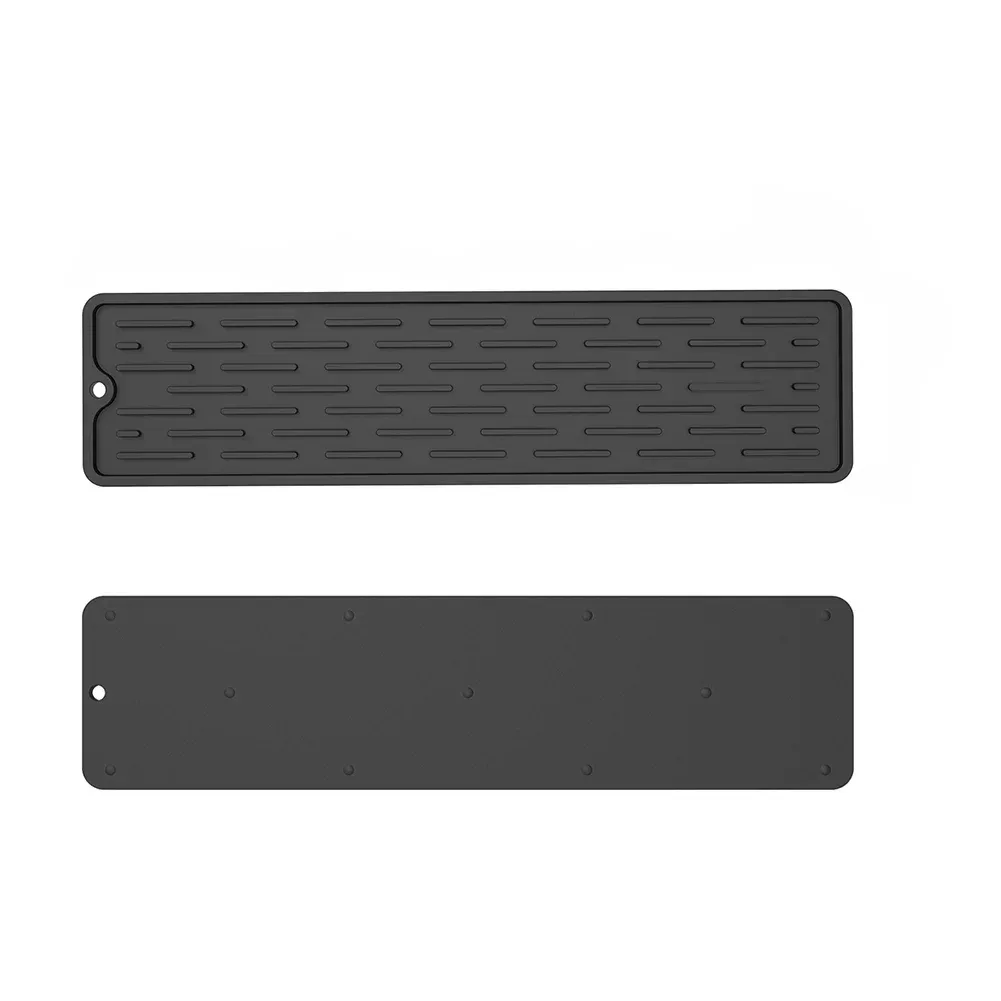 Tapis de protection en silicone pour robinet de cuisine, anti-goutte, imperméable et antidérapant 7