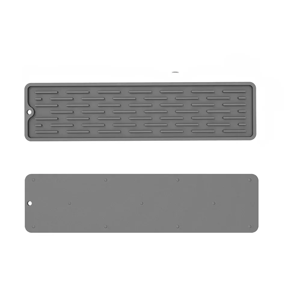 Tapis de protection en silicone pour robinet de cuisine, anti-goutte, imperméable et antidérapant 6