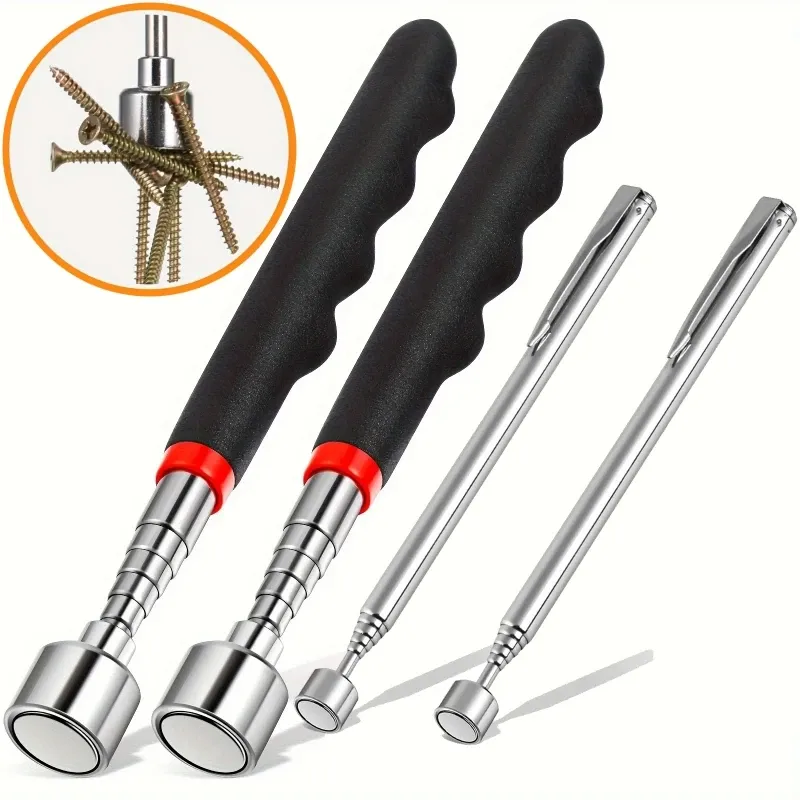 Outil de préhension magnétique télescopique portable