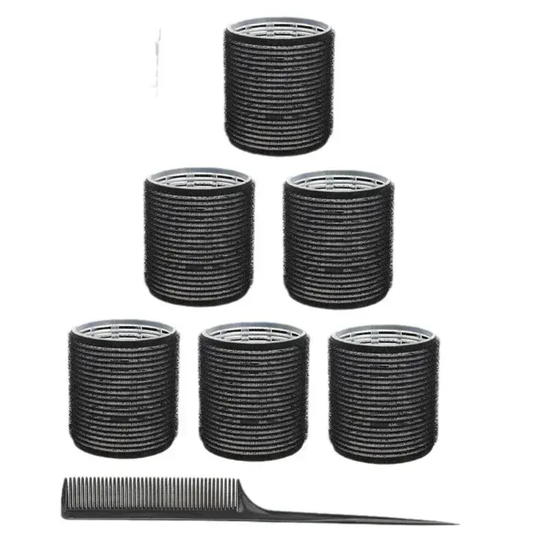 Bigoudis auto-agrippants noirs sans chaleur, lot de 13 6
