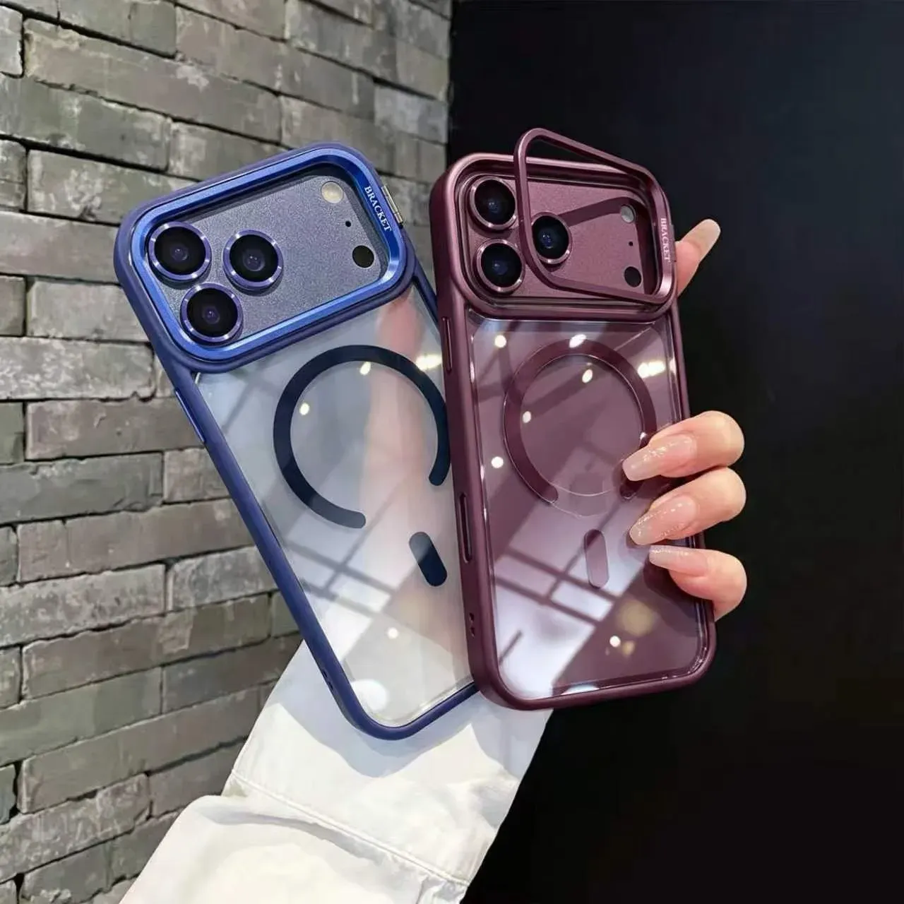 Coque MagSafe avec bracelet de poignet