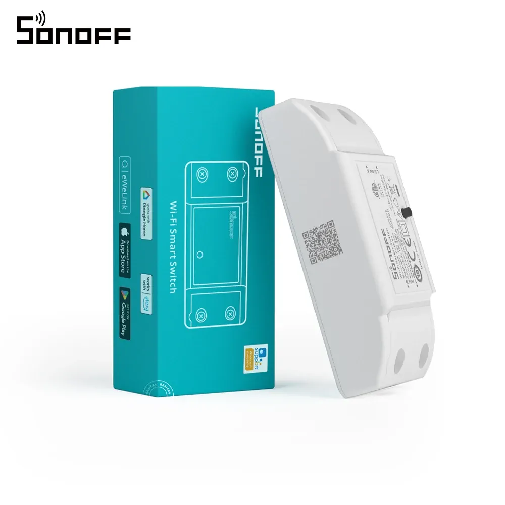 Relais Wi-Fi intelligent SONOFF BASICR4 pour la maison, compatible EWeLink, Alexa, Google Home et Alice 7