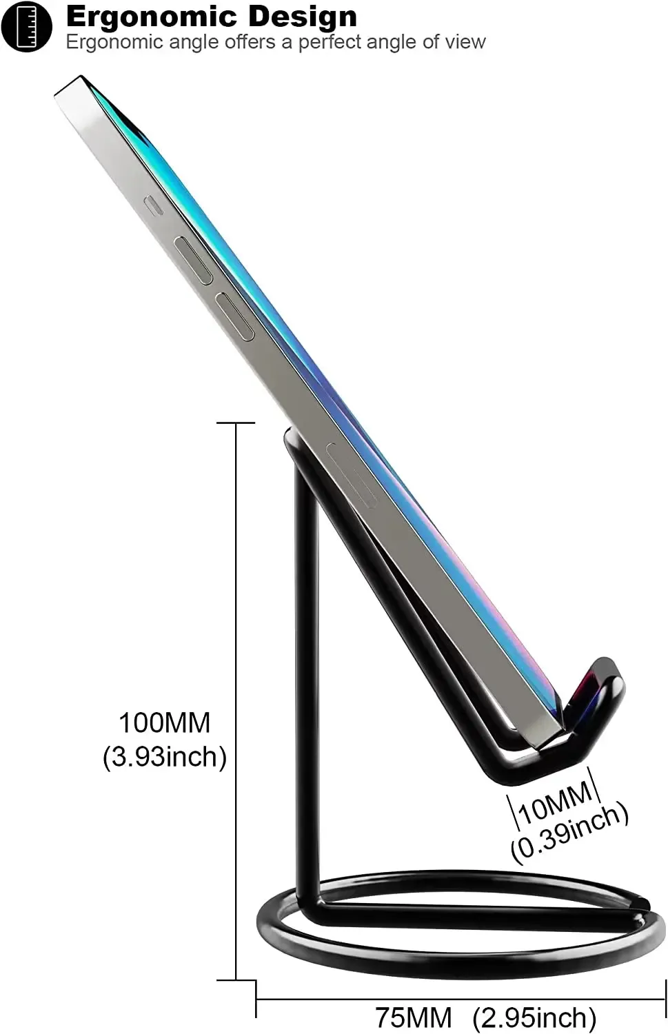 Support de téléphone dans un cadre de vie