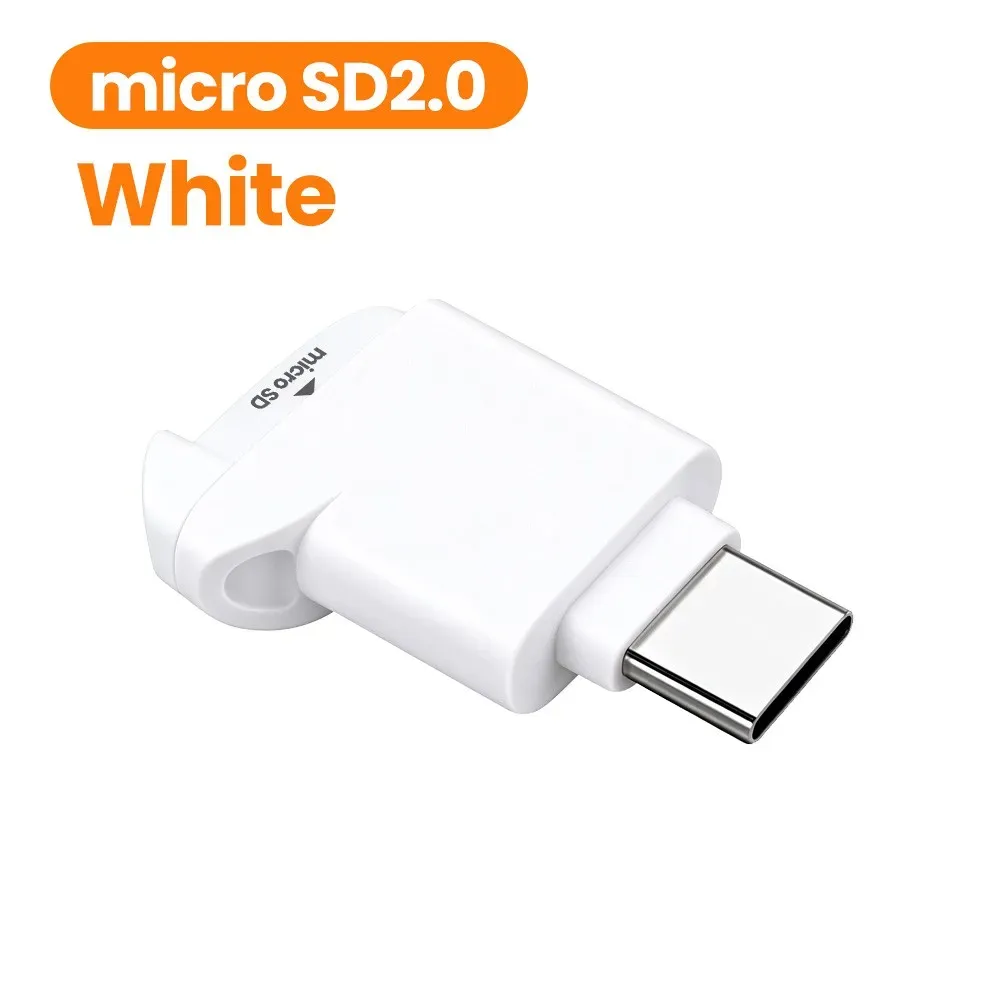 Lecteur de carte TF USB-C 2.0 Mini noir pour iPhone 17 et 16 8