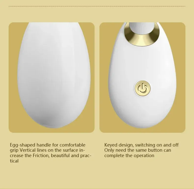 Masseur électrique pour le visage, vue détaillée