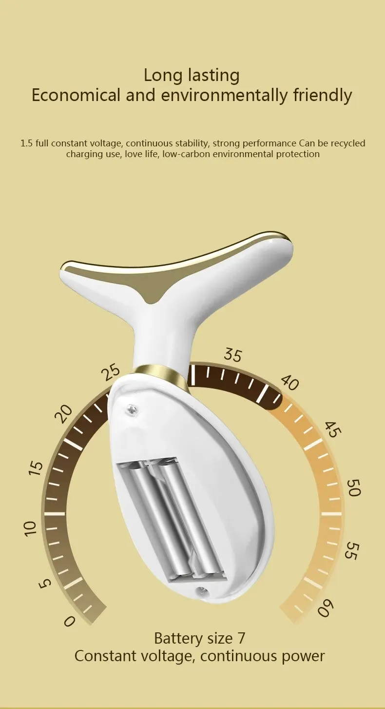 Masseur électrique pour le visage, vue détaillée