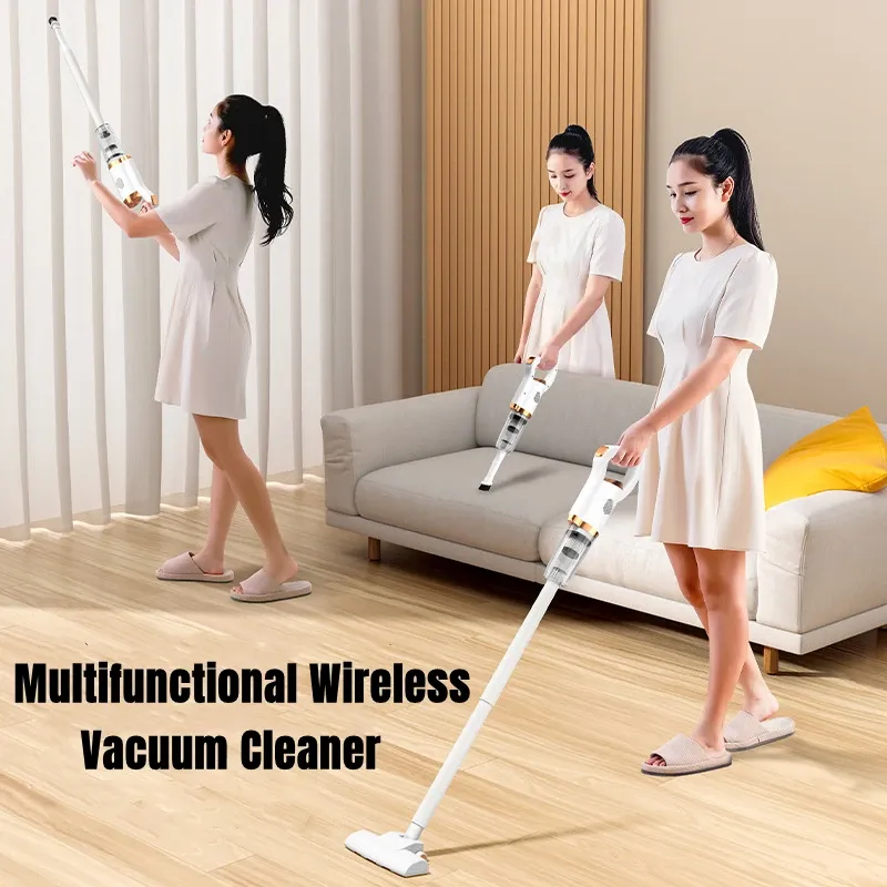 Aspirateur à main sans fil, 8500 Pa, puissant, pour la maison et la voiture, élimine les acariens et nettoie la poussière au sol 3