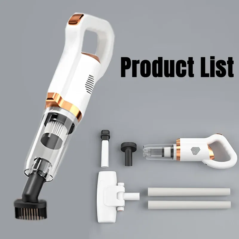 Aspirateur à main sans fil, en utilisation