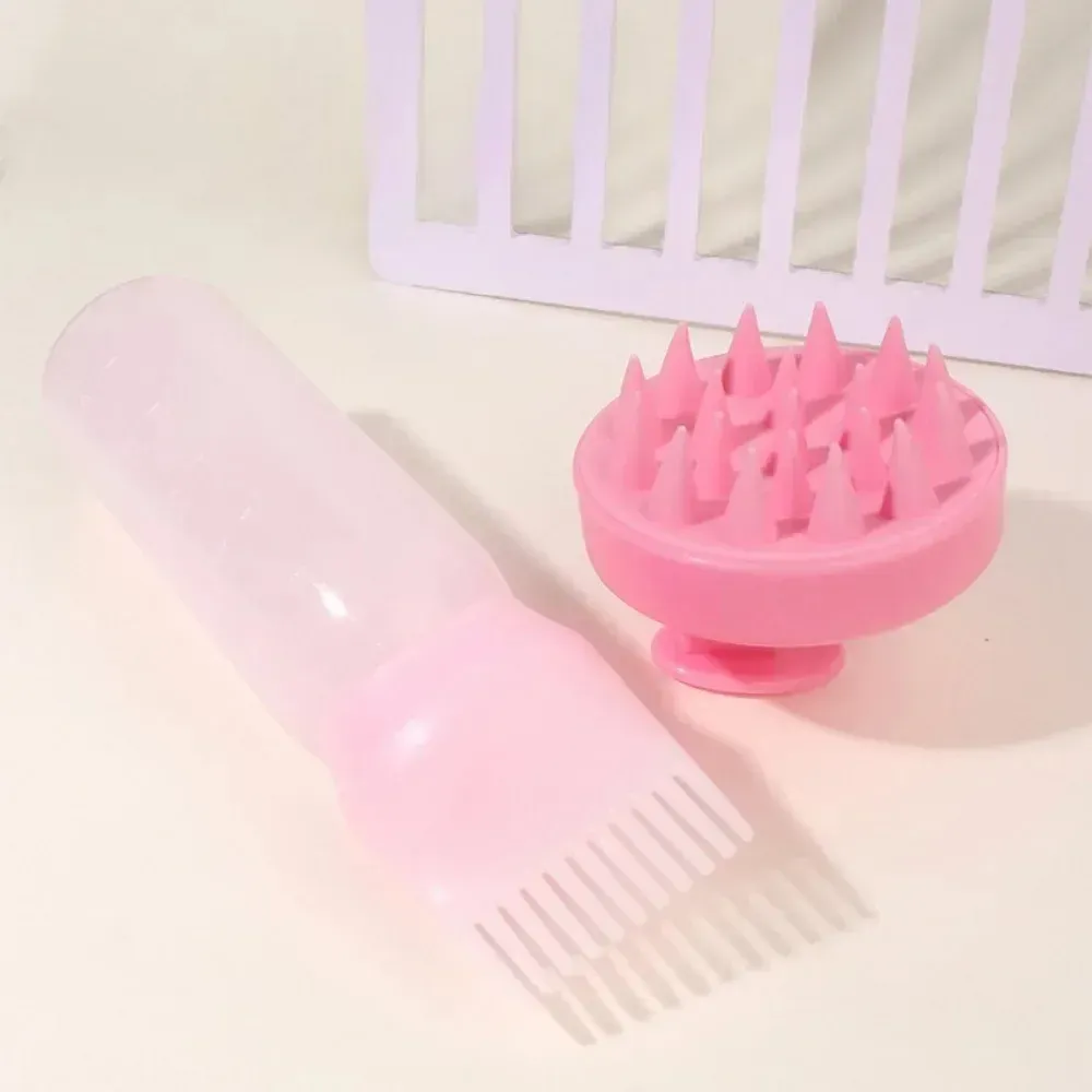Brosse à shampoing en silicone, détail du design