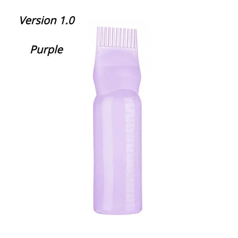 Brosse à shampoing en silicone avec peigne de massage du cuir chevelu, flacon applicateur pour coloration capillaire avec brosse, outil de coiffure pour salon, spécial perruques en cheveux naturels 10