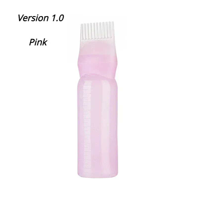 Brosse à shampoing en silicone avec peigne de massage du cuir chevelu, flacon applicateur pour coloration capillaire avec brosse, outil de coiffure pour salon, spécial perruques en cheveux naturels 9
